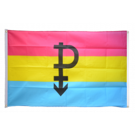 Balkonflagge Pansexuell Pride Symbol 90 X 150 Cm