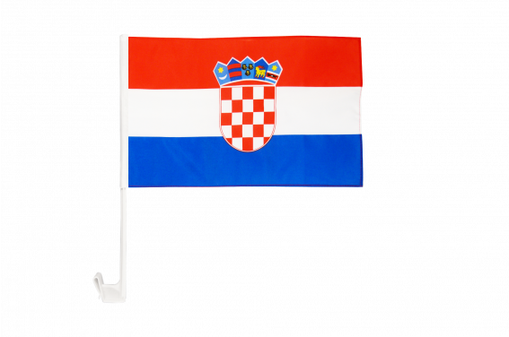 Autofahne Kroatien Fanartikel Autoflagge Kroatische Fahne Flagge Sahovnica  45x30