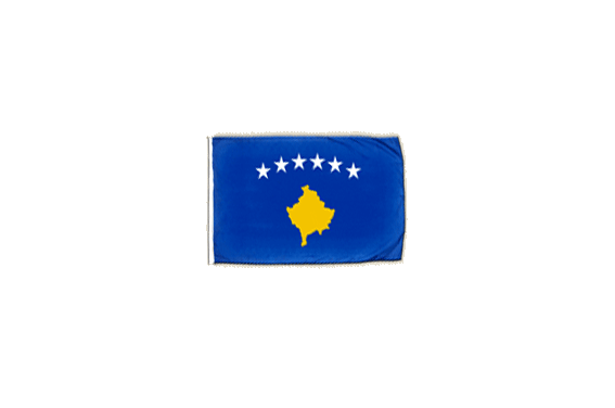 Flagge  Fahne Kosovo mit Hohlsaum 