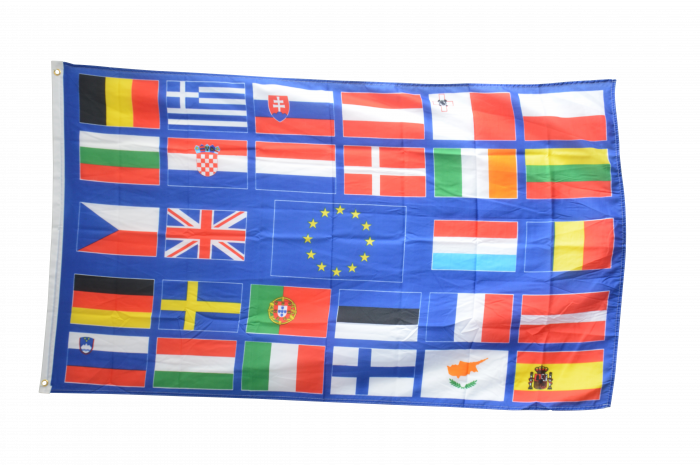 Flagge Fahne Europaische Union Eu Mit 28 Lander Gunstig Kaufen Flaggenfritze De