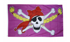 Piraten-Flagge Gekreuzte Säbel 5'x3' - .de