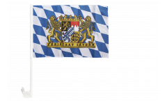Autoflaggen Freistaat Bayern - 2 Stück-Fahne Autoflaggen Freistaat